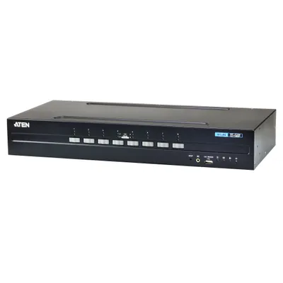 Obrázek produktu pro ATEN CS1148DP, 3840 x 2160 px, 4K Ultra HD, 15,3 W, Černá