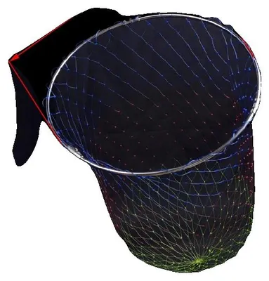 Obrázok produktu pre Rybolovná sieť, skladacie prevedenie, veľké oká, nylon, 40 cm