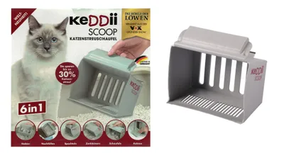 Produktbild von KeDDii SCOOP Katzenstreuschaufel Katzenklo Streulöffel Kotschaufel Streuschaufel