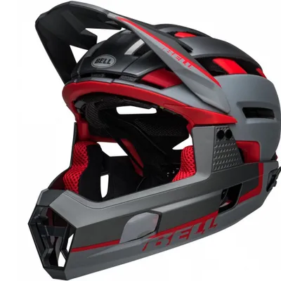 Produktbild von Bell Super Air R Spherical Downhillhelm Rot S Rot S