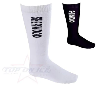 Produktbild von Sherwood Performance Skate Sock, lang - wht (2er Pack)