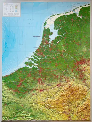 Produktbild von Relief Belelux 1:700.000
