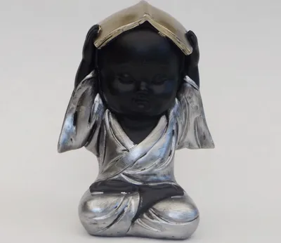 Produktbild von Buddha Mönch Bonze Monk Deko Thai Figur Feng Shui Zen Shaolin Skulptur Statue