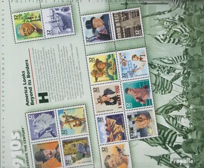 Produktbild von Briefmarken USA 1998 Mi Block41 (kompl.Ausg.) postfrisch USA im 20.Jahrhundert (II)