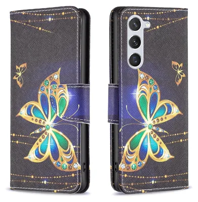 Produktbild von Für Samsung Galaxy S25 5G Kunstleder Tasche Hülle Book Wallet Motiv Design Etuis