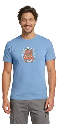 Produktbild von Spreadshirt Minions Motto Choose Chaos Männer T-Shirt, 4XL, Carolina Blue