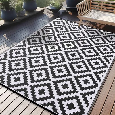 Zdjęcie produktu dla Omgoods - Wodoodporna, plastikowa mata do picia na zewnątrz, 180x270 cm