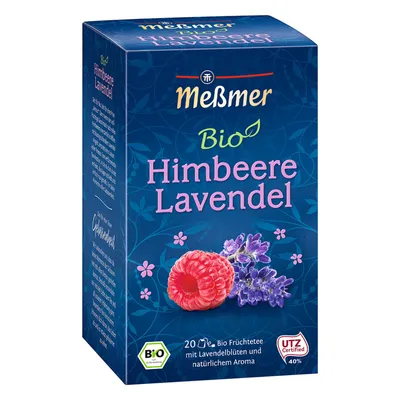 Obrázek produktu pro MeßmerMalinový levandulový čaj Ovocný čaj s přírodní příchutí 50g