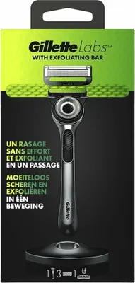 Produktbild von Gillette Labs Rasierer + 3 Klingen