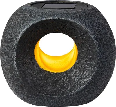 Produktbild von Solar LED Deko-Objekt - schwarz - ca. 15,5 x 11,5 x 12 cm