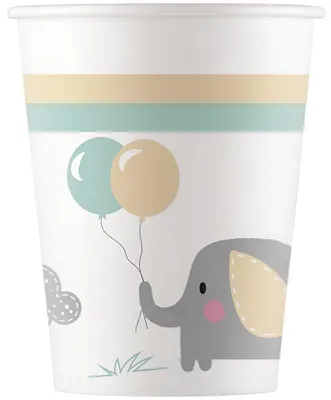 Immagine prodotto di Baby elefante 8 bicchieri di carta 200ml