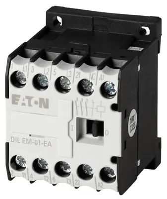 Image de DILEM-01-G-EA Contacteur de puissance 9A 3F 1O 4KW 24V DC Bornes à vis