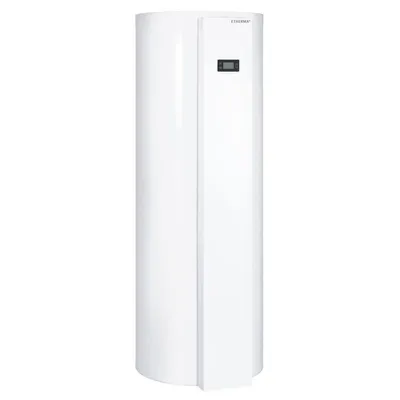Warmwasser-Wärmepumpe aus Stahl in Weiß mit IP41 Zertifizierung; ETHERMA AQUA WHP 41123