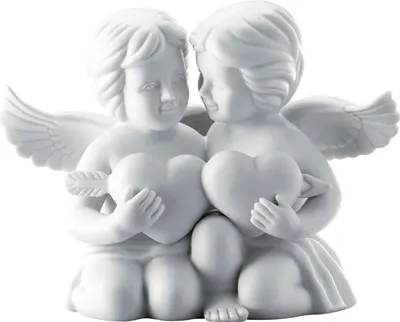 Imagen del producto de Rosenthal Engelpaar mit Herz Weiss matt 69056-000102-90526