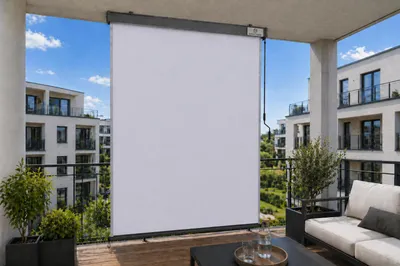 Obrázek produktu pro Výsuvná vertikální markýza Strattore / vertikální markýza 140 x 250 cm - světle šedá