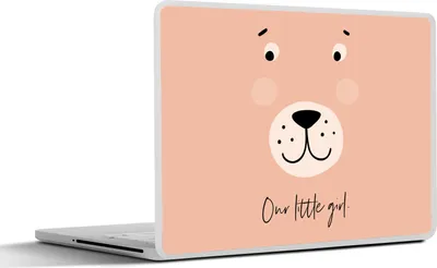 Produktbild von MuchoWow® Laptop Aufkleber Sticker Cover Zitate - Unser kleines Mädchen - Sprichwörter - Mädchen - Kinder - Kinder 30x21 cm - Sticker für Laptop - Selbstklebend