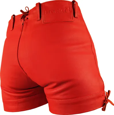 Produktbild von Bockle® Red Pants Lederhose Leder Jeans Leder Shorts Pants kurze Lederhose Rot Herren  , W36/L32