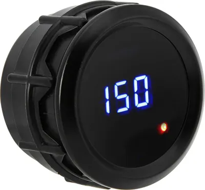 Zdjęcie produktu dla termometr olejowy 52 mm z czujnikiem 40~150�� Niebieski wyświetlacz LED z cyfrowym wskaźnikiem temperatury