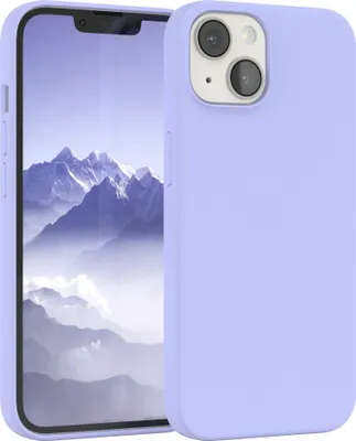 Produktbild von EAZY CASE Silikonhülle für Apple iPhone 14 Silikon Backcover Schutz in Violett