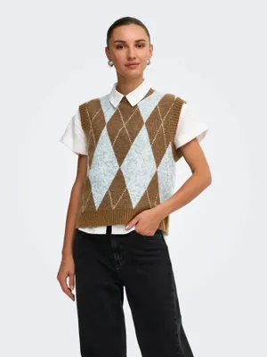 Produktbild von Only Weste Damen Braun - 15364799 - Größe XS