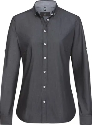 Produktbild von GREIFF Damen-Bluse 1/1 RF Servic 65583-6980-11 Gr. 38 anthrazit