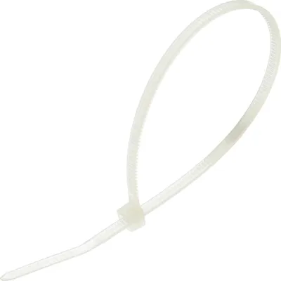 Produktbild von Kabelbinder universell einsetzbar VPE 100 Stück Maße L/B/H 100,0mm x 2,5mm, Farbe natur - 1 Stück
