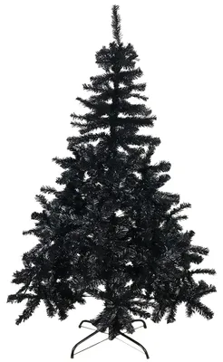 Produktbild von Weihnachtsbaum Tannenbaum künstlich 180 cm inkl Ständer Schwarz
