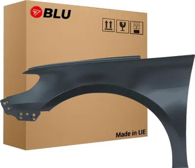 Image de BLU Aile Compatible avec VW Volkswagen Passat CC LK7X Gauche Silber IslandGrau | 2008-2012 | Avant | Peint| Prêt à Monter | Acier