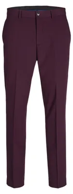 Immagine prodotto di JACK & JONES Pantaloni da uomo modello Jprcosta, pantaloni eleganti, colore: Winetasting, vestibilità: super slim fit