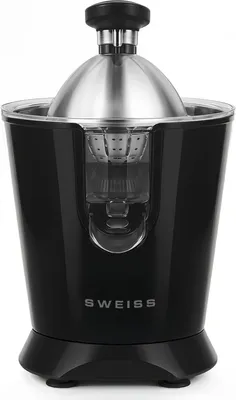 Image de Presse-agrumes électrique ZEST9, bec verseur anti-gouttes, bras articulé puissant, 160 W, noir