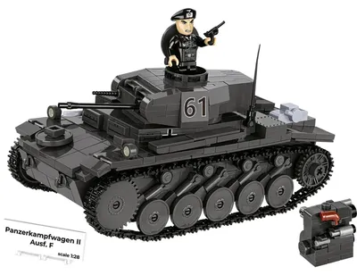 Immagine prodotto di Cobi Klemmbaustein-Set Panzerkampfwagen II Ausf. F, WW2, 813 Teile, COBI-2597