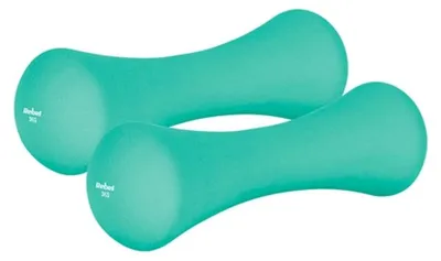 Immagine prodotto di Set manubri Rebel Active RBA-2329-3, 2 x 3kg, neoprene Verde