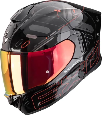 Zdjęcie produktu dla Kask integralny Scorpion EXO-530 Air Fond Metaliczny / Czarny / Czerwony S