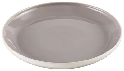 Produktbild von Eleganter Speiseteller LEVANTO aus modernem Steinzeug, Taupe, Ø 27,5 cm