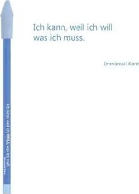 Produktbild von Bleistift hellblau, Immanuel Kant