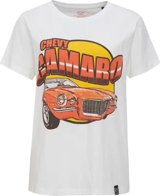 Produktbild von Recovered T-Shirt Chevy Camaro im zeitlosen Design Ecru S