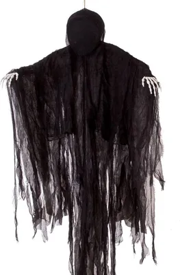Produktbild von JOYIN 152,4 cm Halloween Sensenmann schwarze Horrorrobe Innen- und Außendekoration