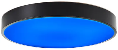 Produktbild von Brilliant LED Deckenleuchte Vadin schwarz Ø49cm 36W 3500lm RGBW 3000-6500K Dimmbar Nachtlicht & Timer Fernbedienung Amazon Google WiFi