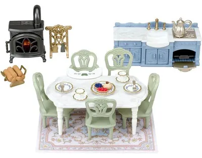 Image de Le coffret d'ameublement du manoir - SYLVANIAN FAMILIES - 5867 - Mini univers