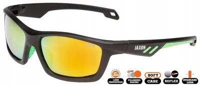 Produktbild von Jaxon Polarisierte Anglerbrille 64SML Spiegelglas UV-Schutz