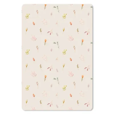 Produktbild von MuchoWow® Mauspad Mousepad Blumen - Pastell - Muster 40x60 cm - Mousepads - Maus Mat - Pad - Mausunterlage - Schreibtisch Accesoire