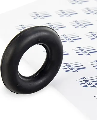 Produktbild von FAST Anschlagpuffer Schalldämpfer FT84504 Vorschalldämpfer für VW Polo Coupe (86C, 80) Gummi