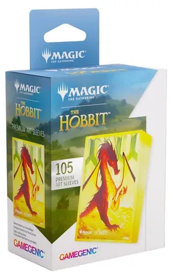 Produktbild von Gamegenic Magic: The Gathering The Hobbit Premium Art Sleeves Smaug the Golden