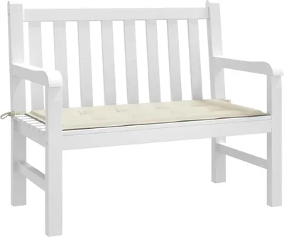 Produktbild von vidaXL Gartenbank-Auflage Creme 100x50x3 cm Oxford-Gewebe