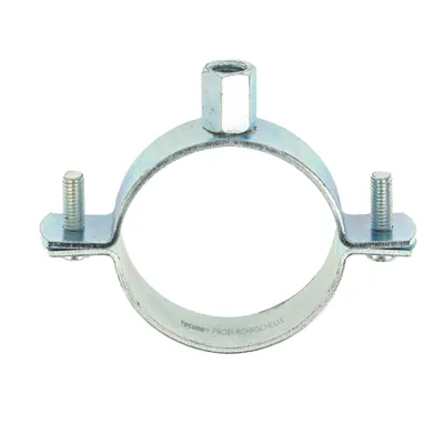 Produktbild von tecuro Schraub-Rohrschelle Ø 57-61 mm, M8/M10 Anschlussgewinde, verzinkt