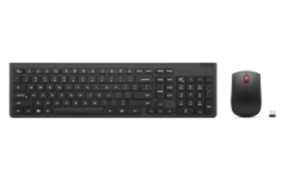 Produktbild von Lenovo 4X31N50719, Volle Größe (100%), Kabellos, RF Wireless, Schwarz, Maus enthalten