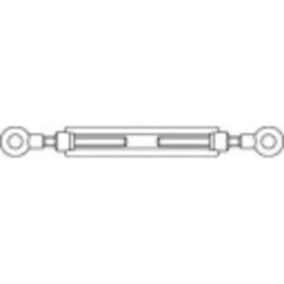 Produktbild von TOOLCRAFT 1066895 Spannschlossmutter M6 Edelstahl A2 DIN 1480 1 St.