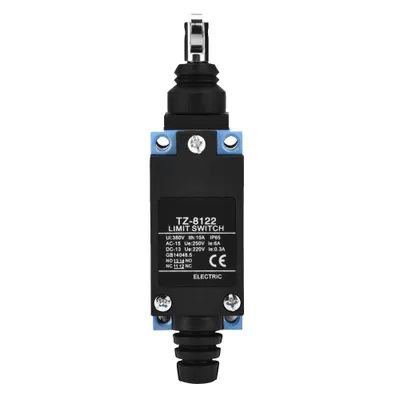 Imagen del producto de 1 interruptor de micro, interruptor de final de carrera momentáneo, interruptor de reinicio automático resistente al agua (modelo TZ-8122)