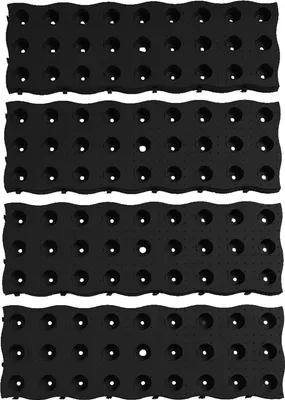 Produktbild von Gehwegplatte Nessa aus Kunststoff, witterungsbeständig, trittsicher, längs/quer montierbar