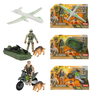 Produktbild von Toi-Toys Toi Toys Alfafox Militärspielset m